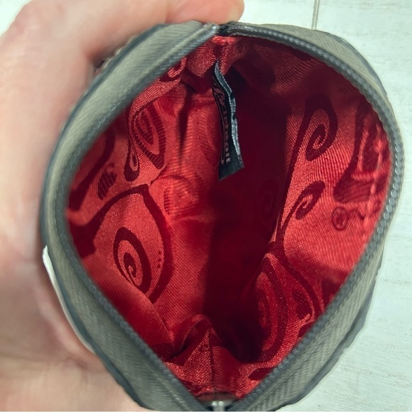 Brighton Coin Purse Brown Pebble Leather with Crocodile trim & heart accent EUC‎ - Picture 4 of 10